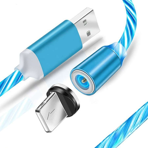 1 m langes magnetisches Alogy-LED-Kabel in Blitzblau
