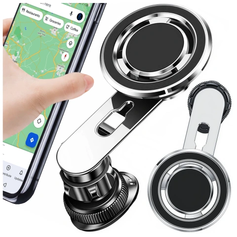 MagSafe Autohalterung für iPhone 14 13 12 für den Kühlergrill Alogy Airvent Autohalterung Schwarz