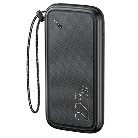 USAMS Powerbank PB56 10000mAh 22.5W 2xQC3.0 PD Fast Charge Czarny/Schwarz 10KCD15101 (US-CD151)