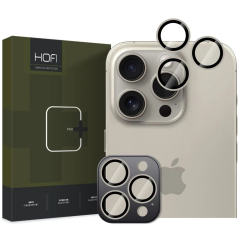 Hofi Camring Pro Kameraabdeckung für iPhone 16 Pro / 16 Pro Max, natürliches Titan