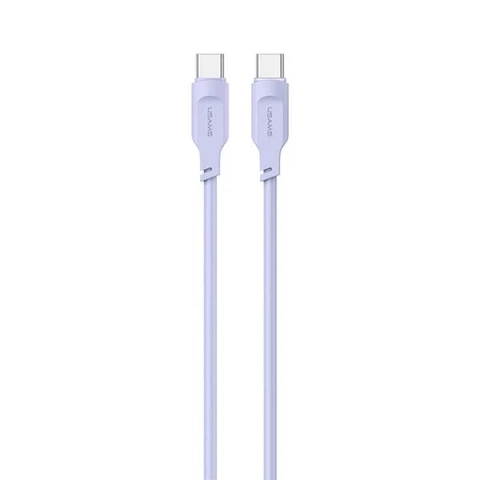 USMAS USB-C auf USB-C PD Schnellladekabel 1,2 m lila