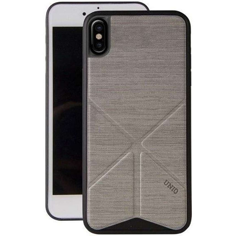 UNIQ Hülle Transforma Ligne iPhone X / C grau / aschgrau