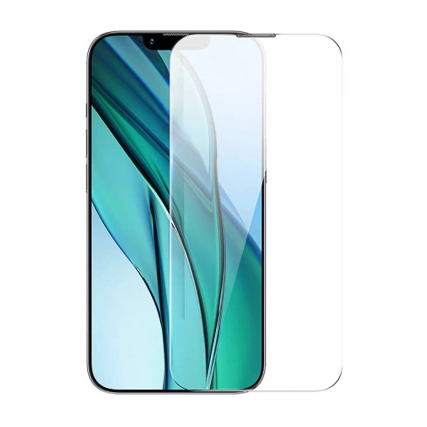 Gehärtetes Glas mit Anti-Staub-Beschichtung 0,3 mm Baseus Crystal für iPhone 14 Plus/13 Pro Max (2 Stück)