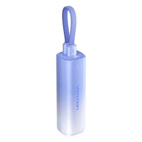 Powerbank Vention 5000 mAh 20 W USB-C auf Lightning-Kabel Blau