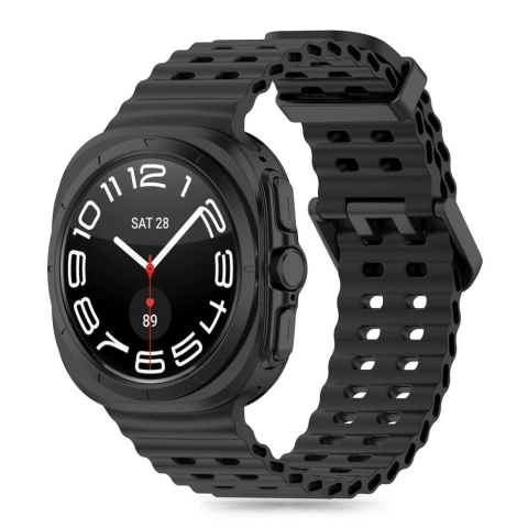 Armband Iconband Pro für Samsung Galaxy Watch Ultra (47 mm) Schwarz