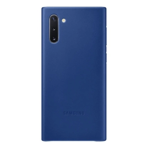 Etui Samsung EF-VN970LL für Samsung Galaxy Note 10 N970 niebieski/blue Leather Cover