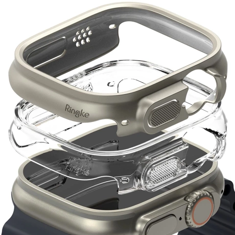 RINGKE SLIM 2ER PACK APPLE WATCH ULTRA (49 MM) KLAR