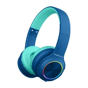 PowerLocus PLED kabellose Kopfhörer für Kinder (Marineblau)