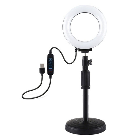 LED-Ringleuchte mit verstellbarem Sockel Puluz PU391
