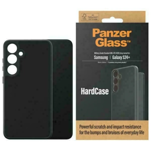 Samsung Galaxy S24 Plus PanzerGlass HardCase D3O Schwarzes Gehäuse