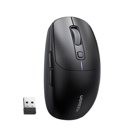 UGREEN MU103 KABELLOSE MAUS 2,4 GHz BT 5.0 DPI USB-C SCHWARZ