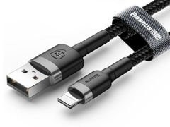 Kabel 2m Baseus Keviar USB Lightning für iPhone iPad iPod 1.5A Czarny