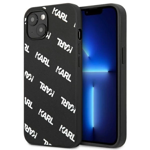 Karl Lagerfeld KLHCP13SPULMBK3 iPhone 13 mini 5,4" Hardcase Czarny/Schwarz Allover