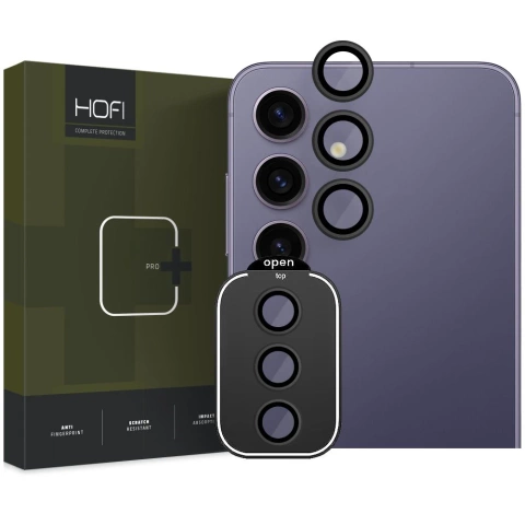 Hofi Camring Pro Kameraabdeckung für Samsung Galaxy S24 Plus Schwarz