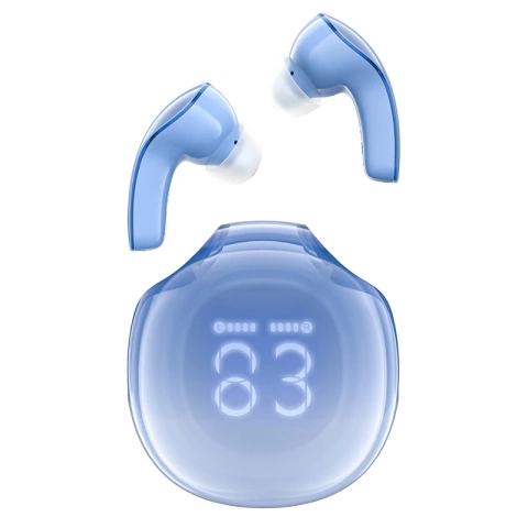 Acefast T9 Bluetooth 5.3 LED IPX4 Ohrhörer – In-Ear, Blau