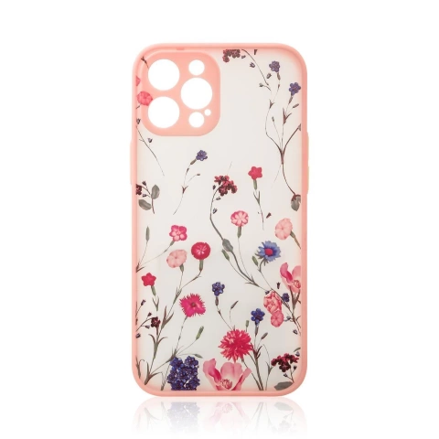 Design Case für iPhone 12 Pro Max Blumenrosa