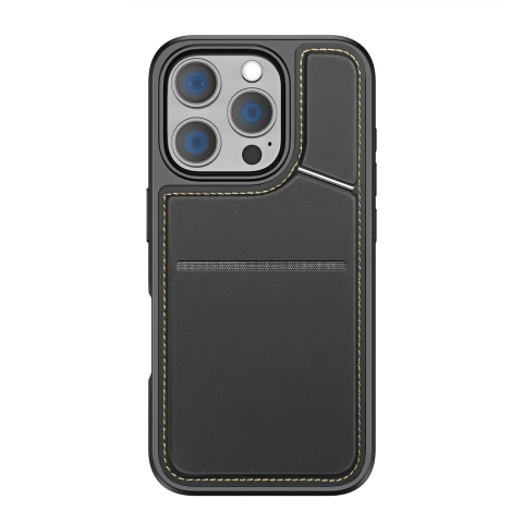 iPhone 16 Pro Dux Ducis Rafi II Mag MagSafe Hülle mit RFID Schwarz
