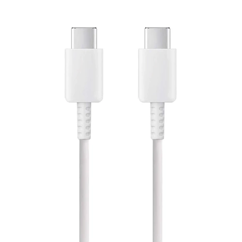 ECOBOX USB Typ-C auf Typ-C Kabel 3A 1m Weiß PD Schnellladen