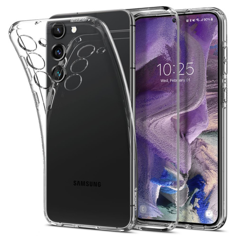 Spigen Liquid Crystal Schutzhülle für Samsung Galaxy S23 Crystal Clear