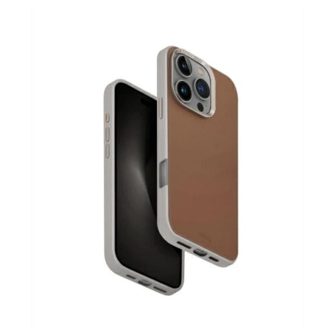 Etui do iPhone 16 Pro UNIQ Lyden DS Karmelowe MagSafe
