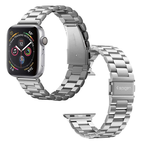 Spigen Modern Fit Band Apple Watch 4/5/6/7/8/Se/Ultra (42/44/45/49 mm) Silber