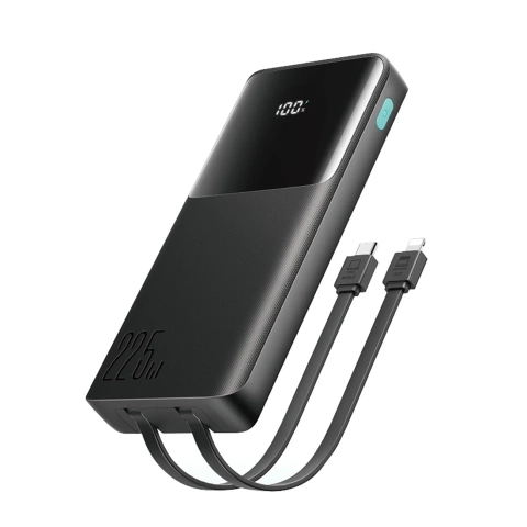 Joyroom 10000 mAh 22,5 W Powerbank mit 2 Kabeln – Bereit zum Aufladen