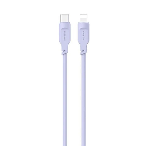 USMAS USB-C auf Lightning PD Schnellladekabel 1,2 m lila
