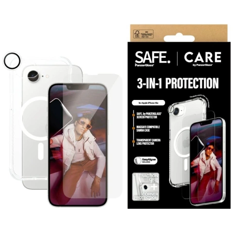 iPhone 16 Protection Kit: Hülle, Schutzfolie, Kamera-Cover