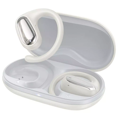 Hoco EA4 TWS Kabellose Bluetooth-Kopfhörer mit offenem Design - Weiß