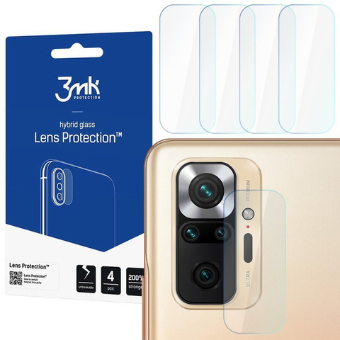 Glas x4 für Kamera 3mk Lens Protection Lens für Redmi Note 10 Pro