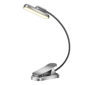 Glocusent rotierende kabellose Lampe, USB-C 1000 mAh (Silber)
