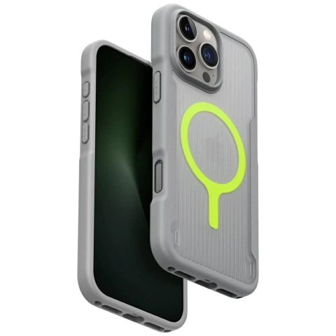 Etui do iPhone 16 Pro Max UNIQ Combat Active MagClick Szare