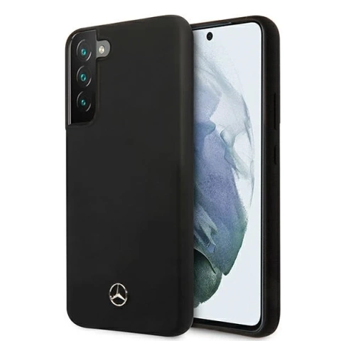 Etui Mercedes MEHCS22MSILBK für Samsung Galaxy S22 Plus S906 Hardcase Silikon