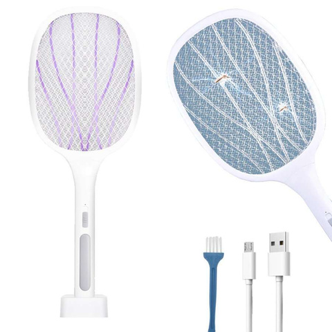 6 LED UV Alogy Insektenvernichter Lampe, Tragbare Insektenfalle, Insekten Weiß