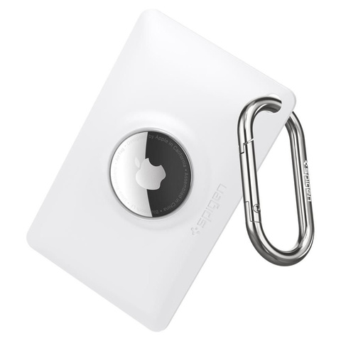 Hülle Schlüsselanhänger Spigen AirFit Card für Apple Airtag Weiß