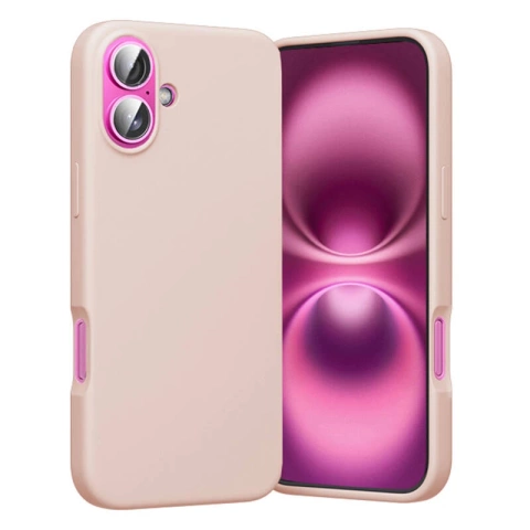 iPhone 16 Plus Schutzhülle mit MagSafe Vention Silikon Pink