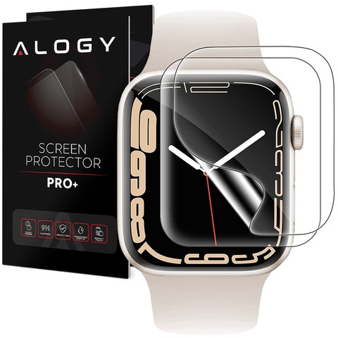 2x Hydrogel Alogy Hydrogel Schutzfolie für Smartwatch für Apple Watch 5 (40mm)