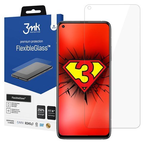 3mk Flexible Glass 7H Bildschirmglas für Xiaomi Mi 10T 5G / 10T Pro 5G