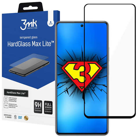 3mk HardGlass Max Lite gehärtetes Glas für Xiaomi Mi 11T / Mi 11T Pro Schwarz