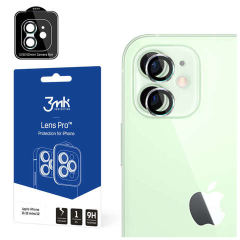 3mk Lens Protection Pro Phone Lens Protector Glas für Apple iPhone 11/12/12 Mini