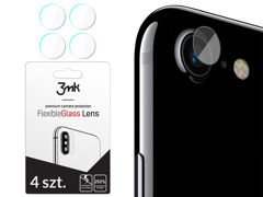 4x 3mk Flexibles Glas für Kameraobjektiv für Apple iPhone 7/8/SE 2020