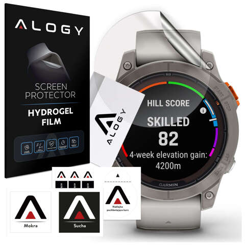 Alogy Hydrogel-Schutzfolie für Garmin Fenix ​​​​7 Pro Smartwatch