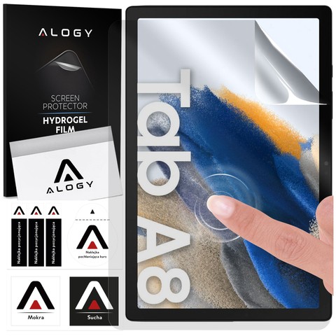 Alogy Hydrogel-Schutzfolie für Tablet für Samsung Galaxy Tab A8 10,5 Zoll 2021 SM-X200 SM-X205