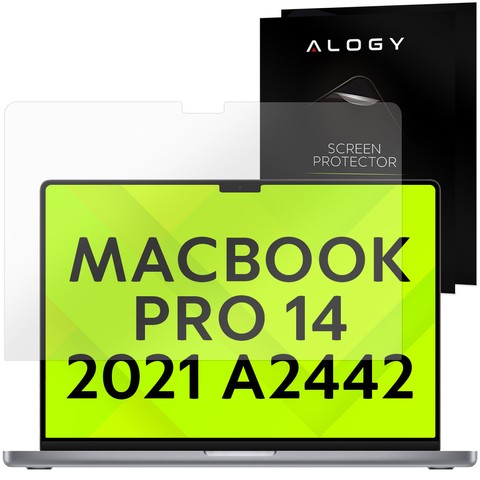 Alogy Laptop Schutzfolie für Apple Macbook Pro 14 2021 A2442 für Bildschirm