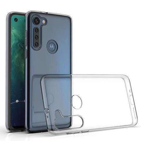 Alogy Silikonhülle Gehäuse für Motorola Moto G8 Power transparent