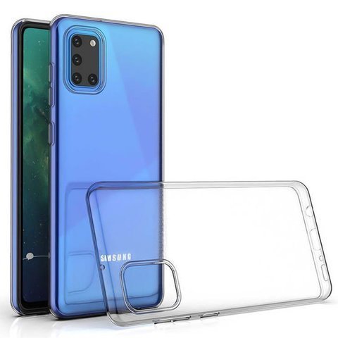 Alogy Silikonhülle Hülle für Samsung Galaxy A31 transparent