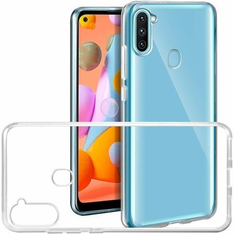 Alogy Silikonhülle Hülle für Samsung Galaxy M11 / A11 transparent