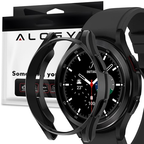 Alogy Silikonhülle für Samsung Galaxy Watch 4 Classic 42mm Schwarz