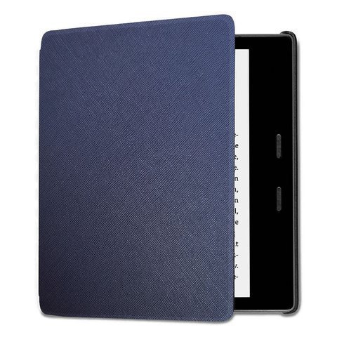 Alogy Slim Leder Smart Case für Kindle Oasis 2/3 Marineblau