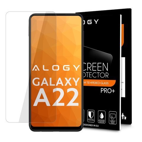 Alogy gehärtetes Glas für Bildschirm für Samsung Galaxy A22 5G